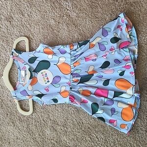 Dot Dot Smile Colored Hearts Tank Dress 12-24m